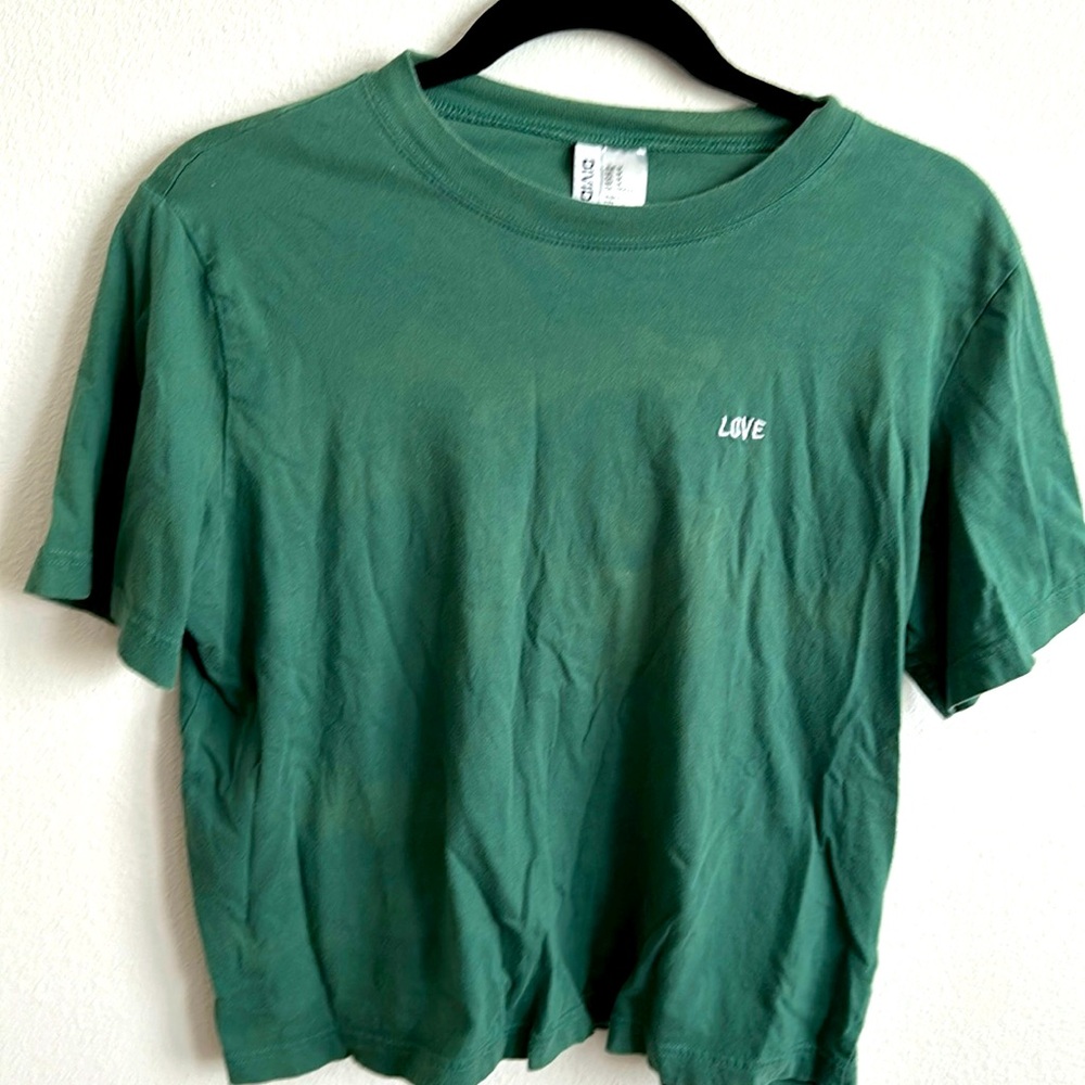 HM bought t shirt green